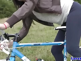 Big Ass Horny Bicyclist Aubrey Sinclair Gets Fucked By BBC While Cuck Watches